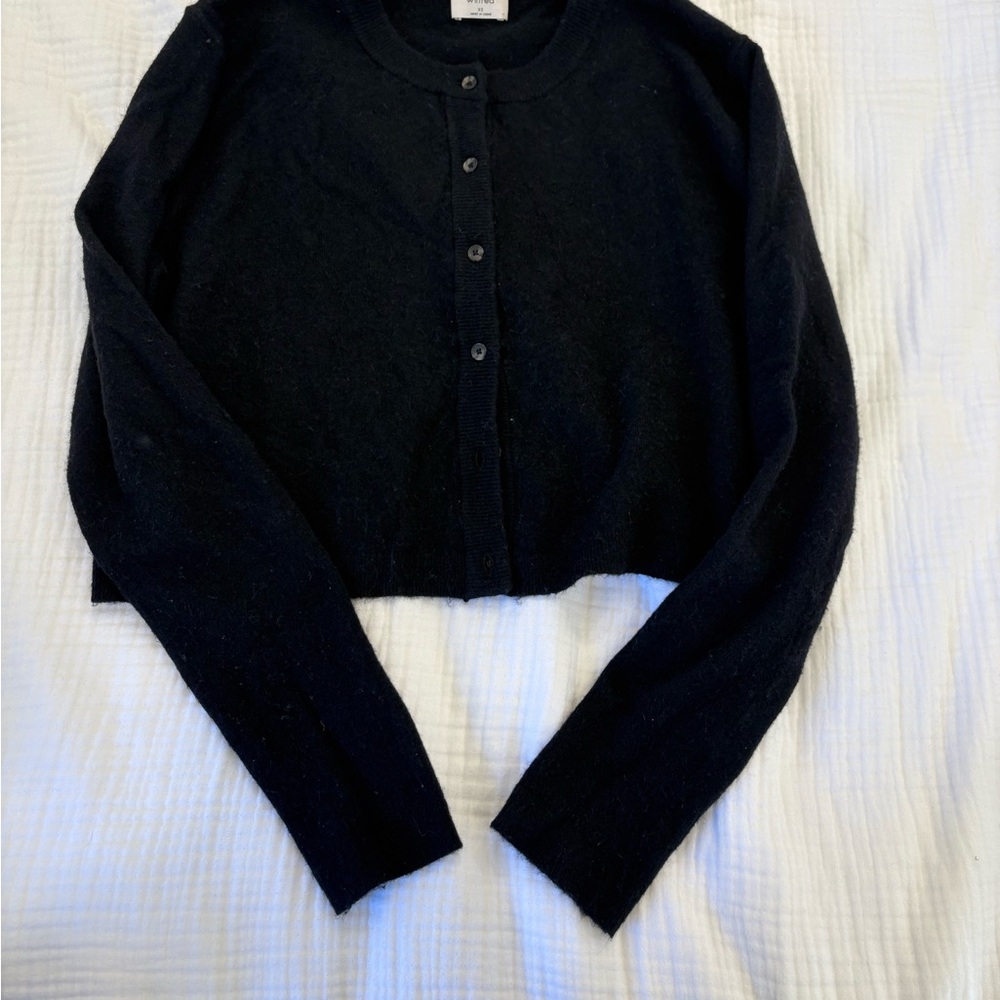 Aritzia Wilfred Sicily Cardigan, Black, XS